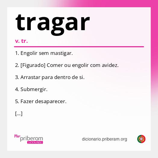 Significado de tragar